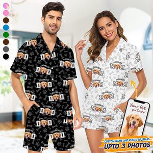 GeckoCustom Custom Photo Dog Dad Dog Mom Short Pajamas K228 889031