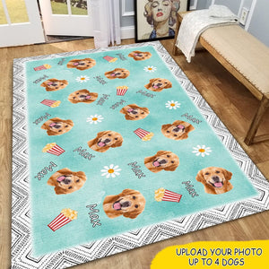 GeckoCustom Custom Photo Dog Lover Gift Indoor Rug, HN590