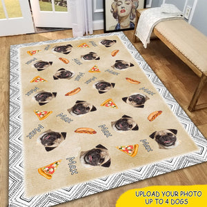 GeckoCustom Custom Photo Dog Lover Gift Indoor Rug, HN590