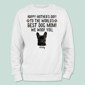 GeckoCustom Custom Photo Dog Mom Shirt K228 HN590