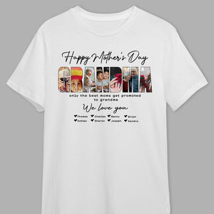 GeckoCustom Custom Photo Happy Mother's Day Grandma Gift From Grandkids Shirt N304 889059