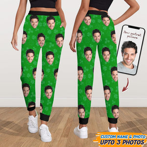 GeckoCustom Custom Photo Human Face Irish Sweatpants K228 HN590