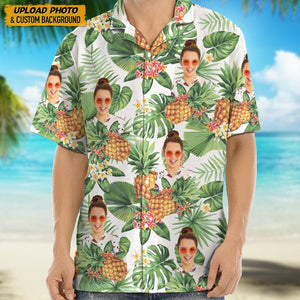 GeckoCustom Custom Photo Human Portrait Hawaii Shirt N304 HN590