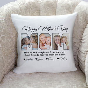 GeckoCustom Custom Photo Mother And Children Best Friends Forever Pillow N304 889135