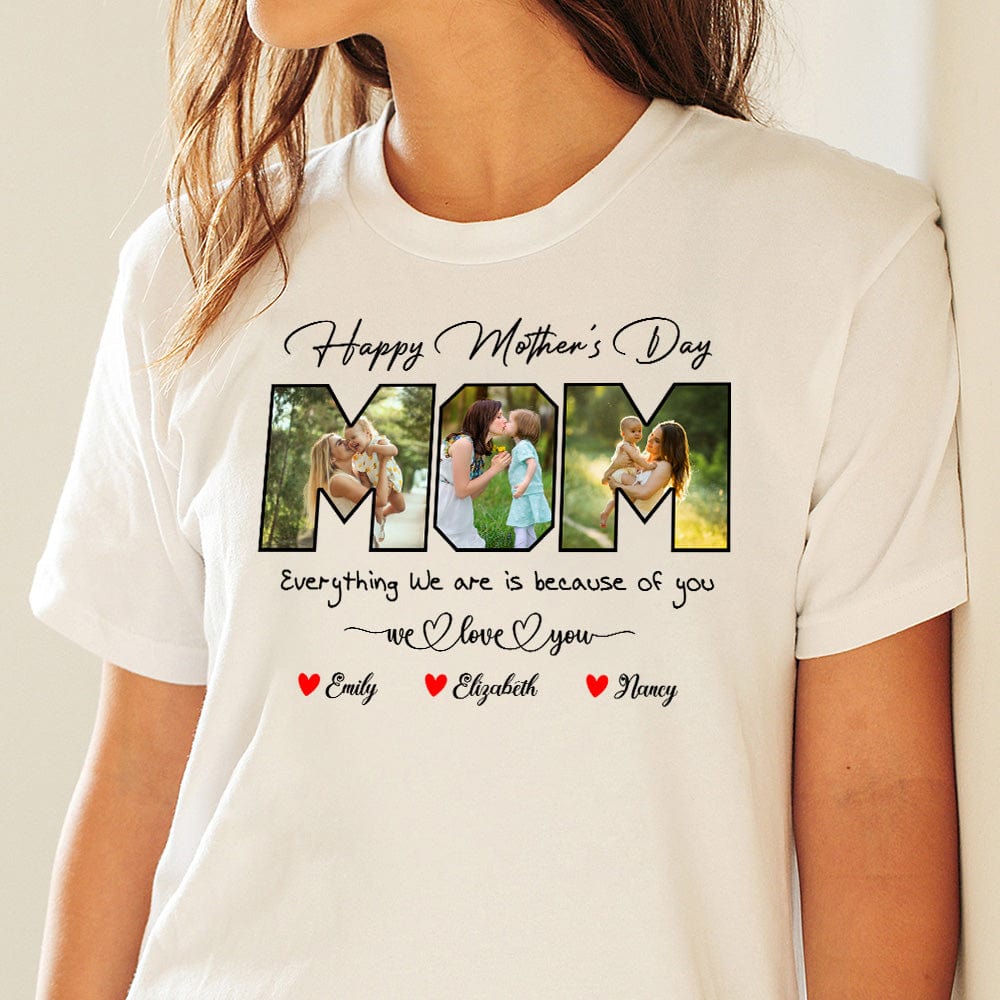 GeckoCustom Custom Photo Mother And Daughters Bright Shirt N304 889082