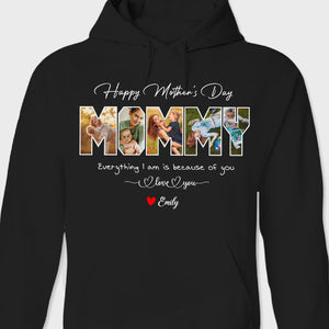 GeckoCustom Custom Photo Mother And Daughters Dark Shirt K228 889094