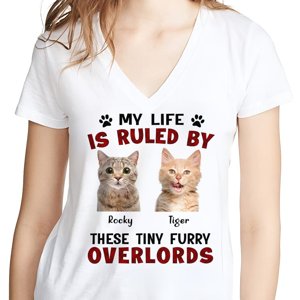 GeckoCustom Custom Photo My Life Is Ruined By A Tiny Furry Overlord Shirt N304 889143