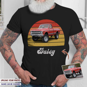 GeckoCustom Custom Photo Pickup Truck Vintage Car Shirt T286 HN590