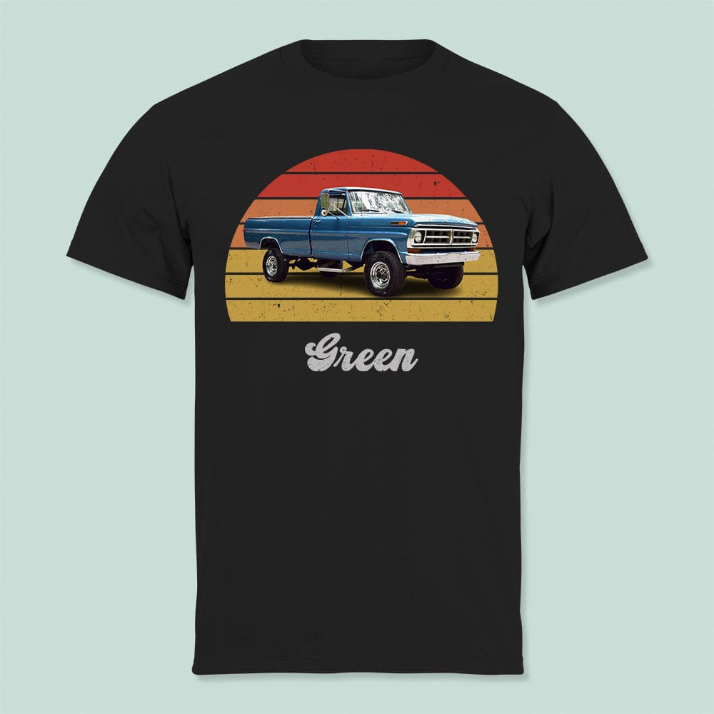GeckoCustom Custom Photo Pickup Truck Vintage Car Shirt T286 HN590