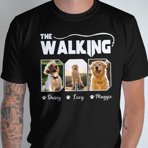 GeckoCustom Custom Photo The Walking Dad Dog Dark Shirt K228 889084