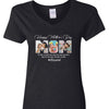 GeckoCustom Custom Photo To Me You Are The World Happy Mother's Day Dark Shirt K228 958 Women V-neck / V Black / S