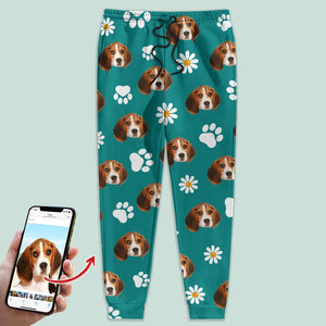 GeckoCustom Custom Photo With Accessories Pattern Dog Cat Sweatpants T368 HN590