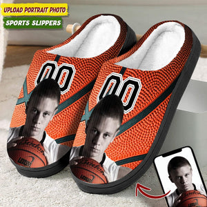 GeckoCustom Custom Portrait Photo Foottball Sports And Accessories Slipper N369 HN590