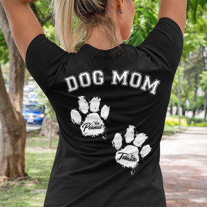 GeckoCustom Dog Dad Dog Mom Personalized Custom Dog Backside Shirt C410