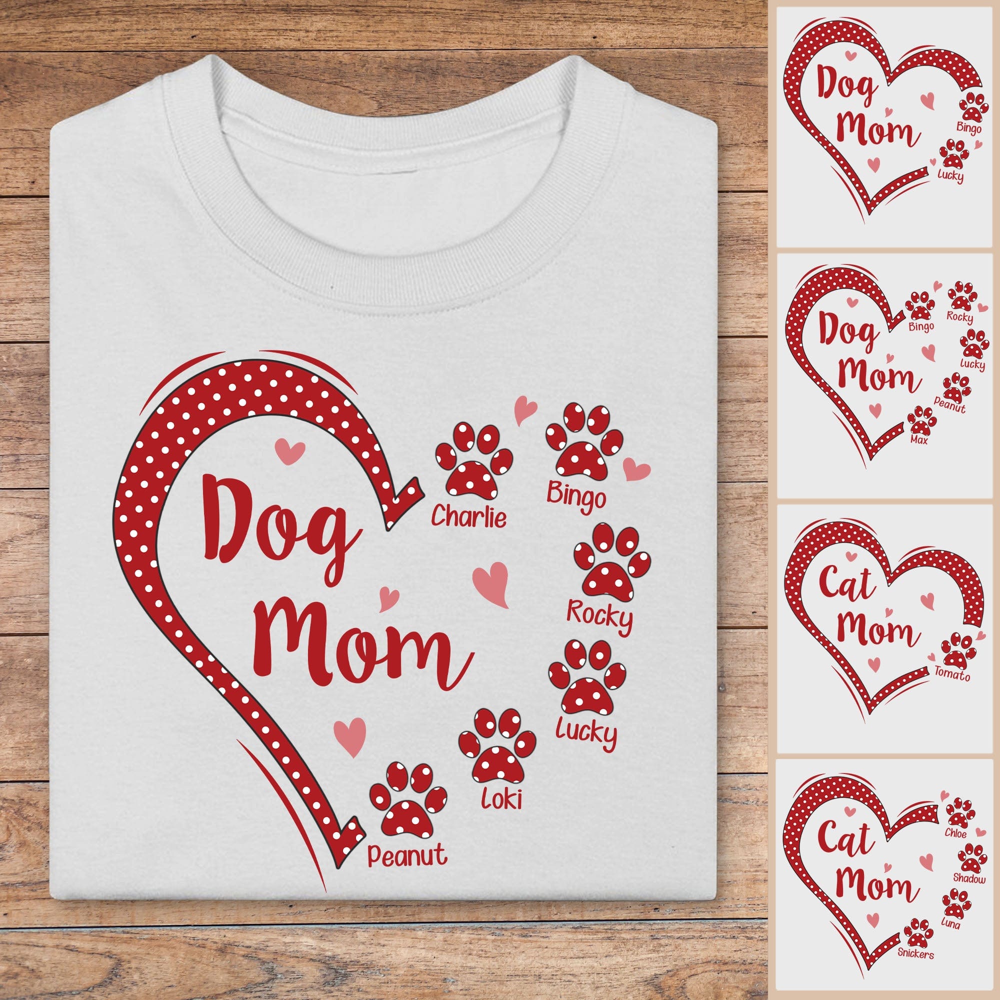 GeckoCustom Dog Mom Cat Mom Personalized Custom Dog Cat Shirt C550V2 Unisex T-Shirt / Light Blue / S