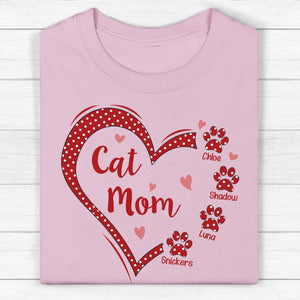 GeckoCustom Dog Mom Cat Mom Personalized Custom Dog Cat Shirt C550V2