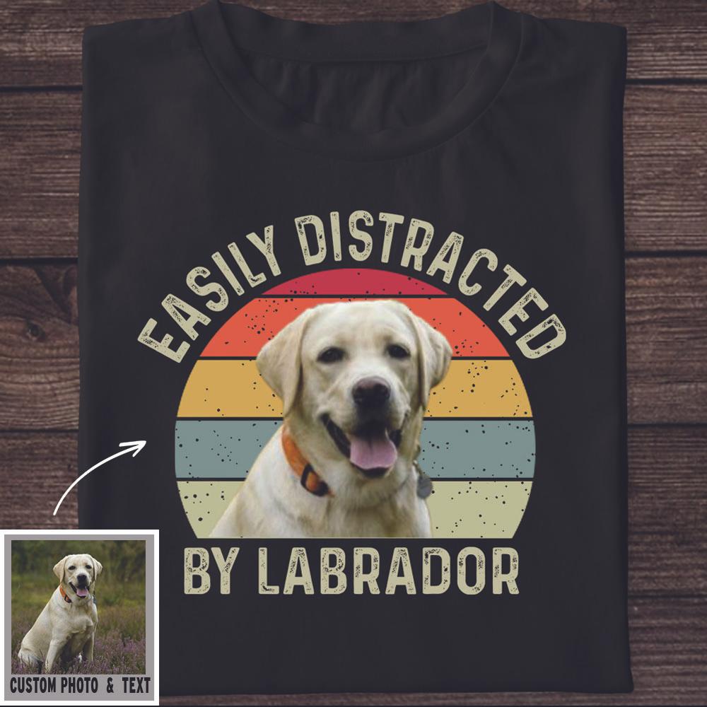 GeckoCustom Easily Distracted By Corgis Shirt Basic Tee / Black / S