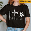 GeckoCustom Faith Hope Love Dog Shirt T286 HN590