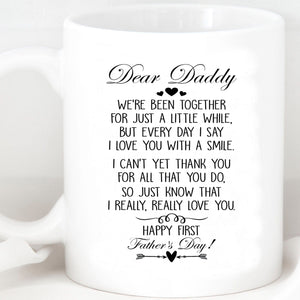 GeckoCustom First Father's Day Mug Custom Father's Day Photo Mug H352