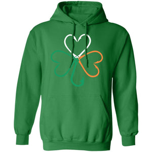 GeckoCustom Fishing Hook Irish Shamrock St Patrick Shirt Hoodie / Irish Green / S