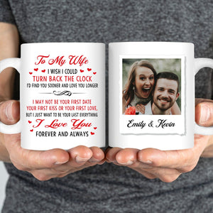 GeckoCustom Forever And Always Personalized Custom Photo Anniversary Mug C580