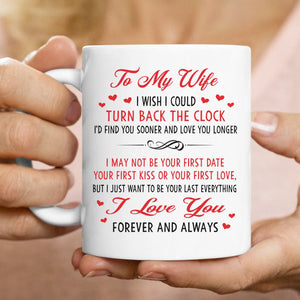 GeckoCustom Forever And Always Personalized Custom Photo Anniversary Mug C580