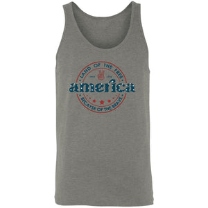 GeckoCustom G500 5.3 oz. T-Shirt Unisex Tank Top / Grey Triblend / X-Small