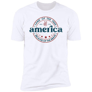 GeckoCustom G500 5.3 oz. T-Shirt Premium Tee / White / S