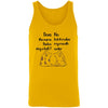 GeckoCustom G500 5.3 oz. T-Shirt Unisex Tank Top / Gold / X-Small