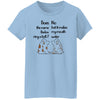 GeckoCustom G500 5.3 oz. T-Shirt Women Tshirt / Light Blue / S
