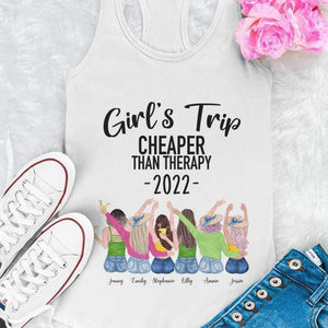 GeckoCustom Girls Trip 2022 Than Therapy Best Friend Shirt