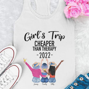 GeckoCustom Girls Trip 2022 Than Therapy Best Friend Shirt