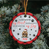 GeckoCustom God Knew My Heart Needed Love Dog Ornament HN590