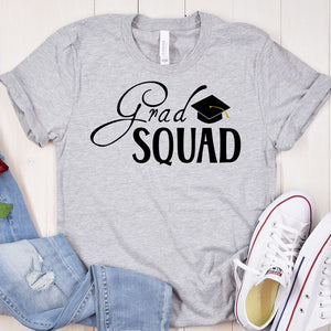 GeckoCustom Grand Squad With Hat Shirt Graduation Gift HN590 Unisex T-Shirt / Sport Grey / S