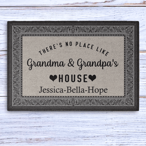 GeckoCustom Grandma and Grandpa's House Custom Doormat