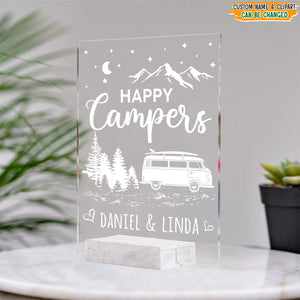 GeckoCustom Happer Camper Camping Car Acrylic Plaque K228 889035