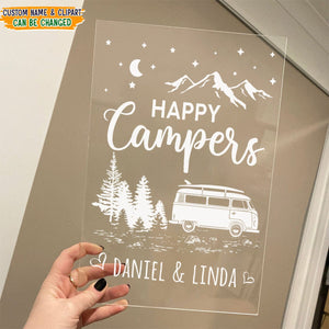 GeckoCustom Happer Camper Camping Car Acrylic Plaque K228 889035