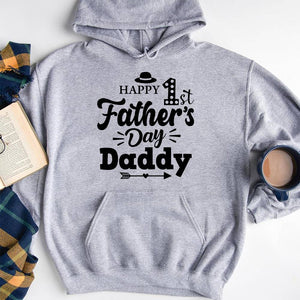 GeckoCustom Happy 1st Father's Day Family T-shirt, HN590