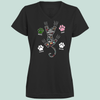 GeckoCustom Happy Mother's Day To The Best Cat Mom Front Shirt N304 889043 Women Tee / Black Color / S