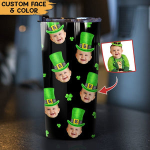 GeckoCustom Henry Glass, Pot of Gold, Tossed Hats, Irish St. Patrick's DayTumbler HN590 20 oz