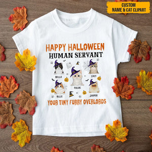 GeckoCustom Human Servant Your Tiny Furry Overlords Cat Shirt N304 HN590