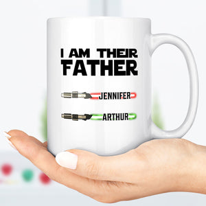 GeckoCustom I Am Their Father Personalized Custom Father's Day Birthday Mug C359