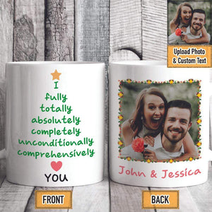 GeckoCustom I Fully Totally Absolutely! Romantic Christmas Mug