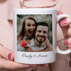 GeckoCustom I Loved You Yesterday Personalized Custom Photo Anniversary Mug Valentine Day Gift C612