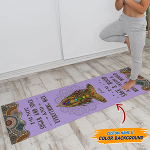 GeckoCustom I'm Sage And Hood Yoga Mats (Carry Bag Included) T286 HN590 23" x 73" (58cm x 183cm)