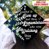 GeckoCustom I Wanted To Give Up Custom Graduation Cap Topper, HN590 9.5"x9.5"