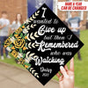 GeckoCustom I Wanted To Give Up Custom Graduation Cap Topper, HN590 9.5"x9.5"