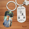 GeckoCustom I Was On My Other Line Fishing Outdoor Metal Keychain HN590