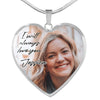 GeckoCustom I Will Always Love You Custom Heart Necklace
