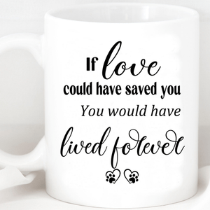 GeckoCustom In Loving Memory Dog  Personalized Custom Photo Dog Mug H473